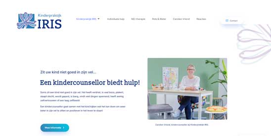 GonBa webdesign voor Kinderpraktijk IRIS